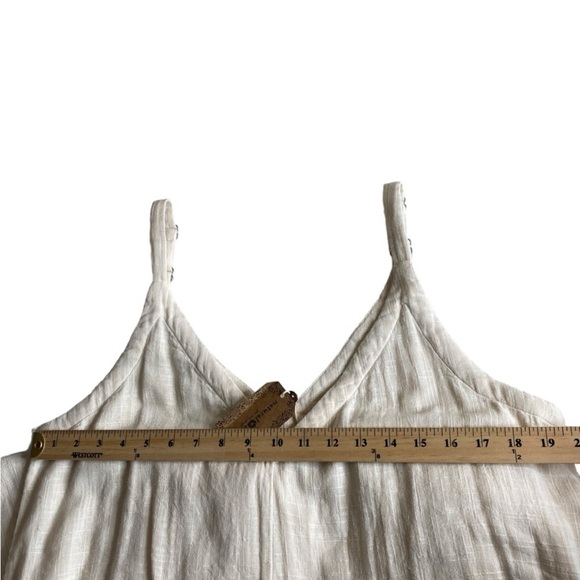 NWT NATURAL LIFE Chelsea jumpsuit bone ivory size medium - Picture 10 of 10